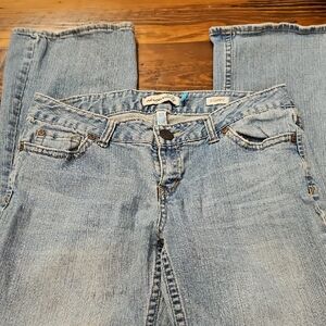 Aeropostale Curvy Light Wash Skinny Jeans - Light Blue Denim